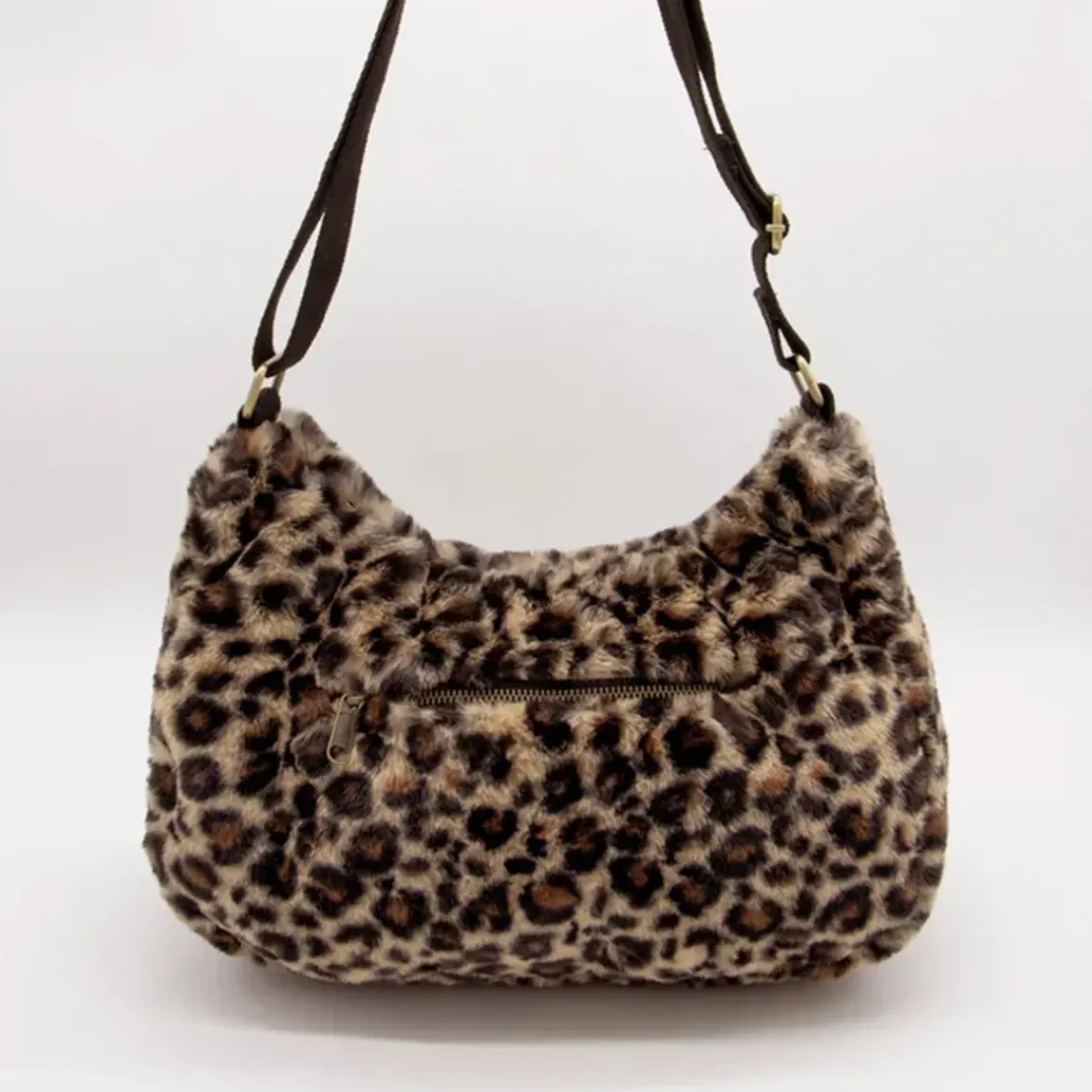 Sac Rosa Teddy en fourrure - Léopard