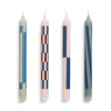 Set de 4 Bougies Pattern - Pink u0026 Blues