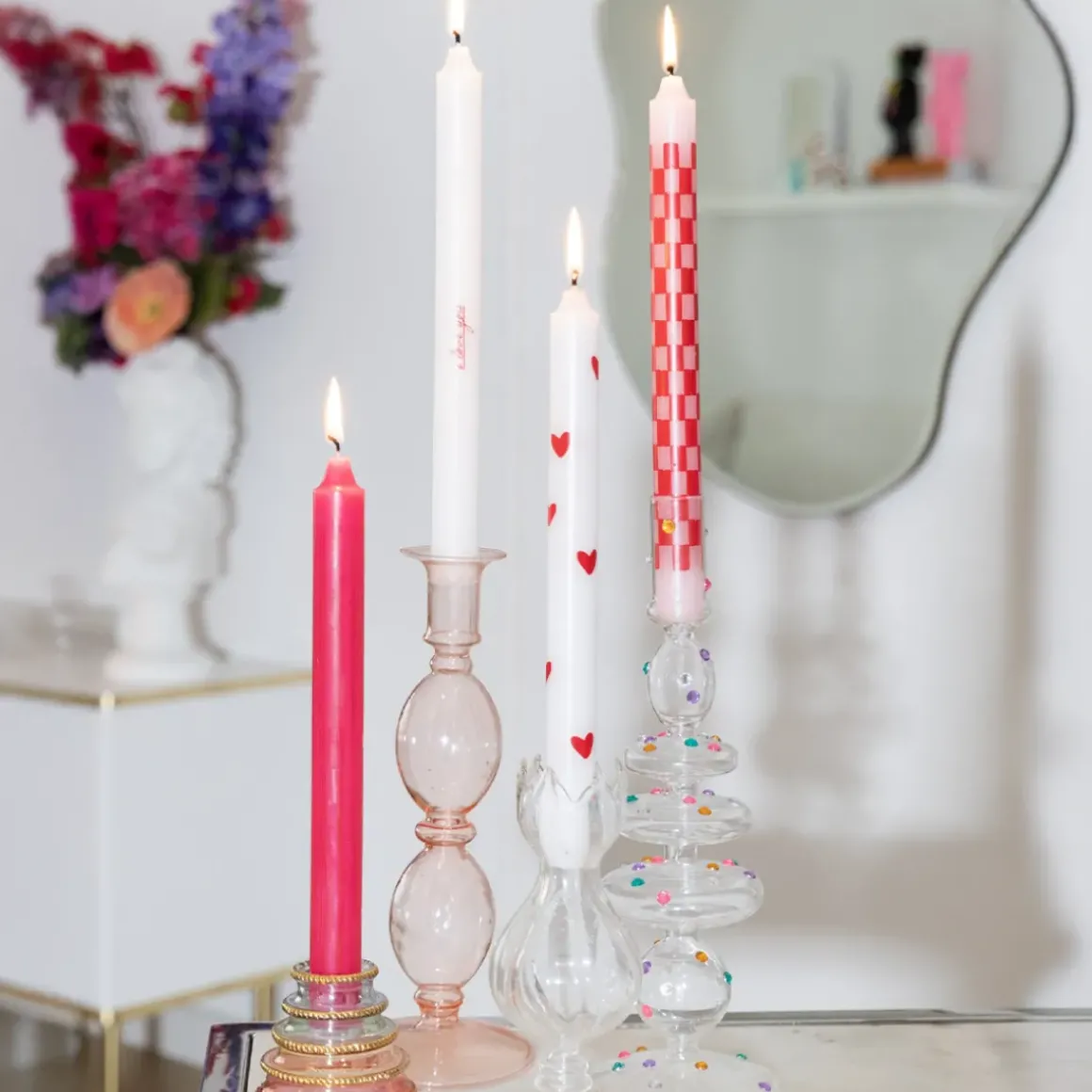 Set de 4 Bougies - Perfect Match