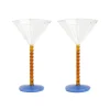 Set de 2 Coupes Perle - Ambre