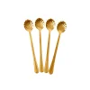 Set de 4 cuillères en acier inoxydable