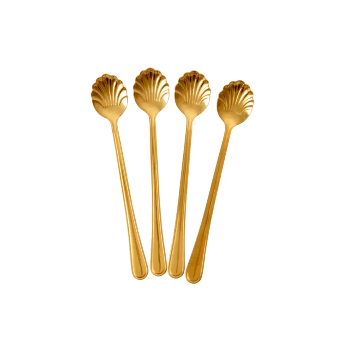 Set de 4 cuillères en acier inoxydable