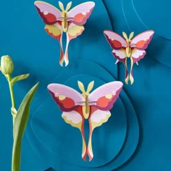 Set De 3 Décorations Murale Lilac Comet Butterflies