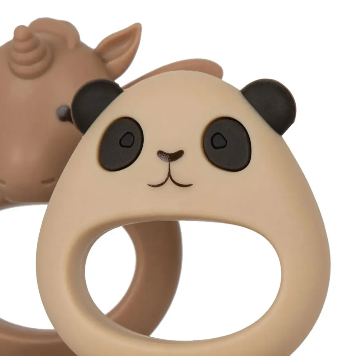 Set de 2 Grignoteuses Licorne et Panda - Shell/Blush