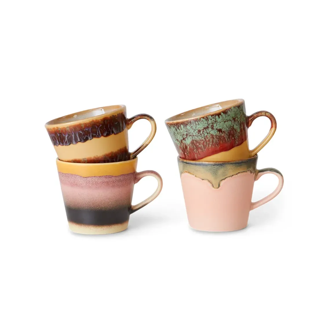 Set de 4 Mugs Cappuccino Vista 70S