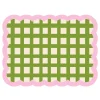 Set de table Biscotti à Carreaux - 38 cm x 48 cm - Kaki u0026 Rose