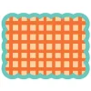 Set de table Biscotti à Carreaux - 38 cm x 48 cm - Rouge u0026 Bleu