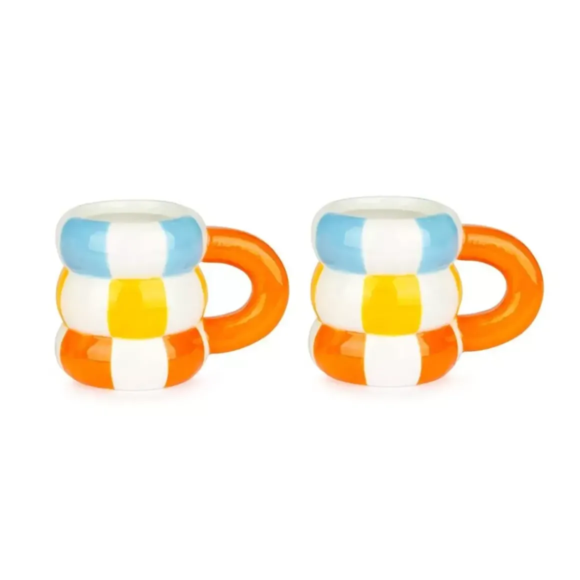 Set de 2 tasses Bouée - Orange