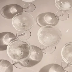 Set de 2 verres à Champagne Ripple