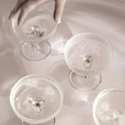 Set de 2 verres à Champagne Ripple