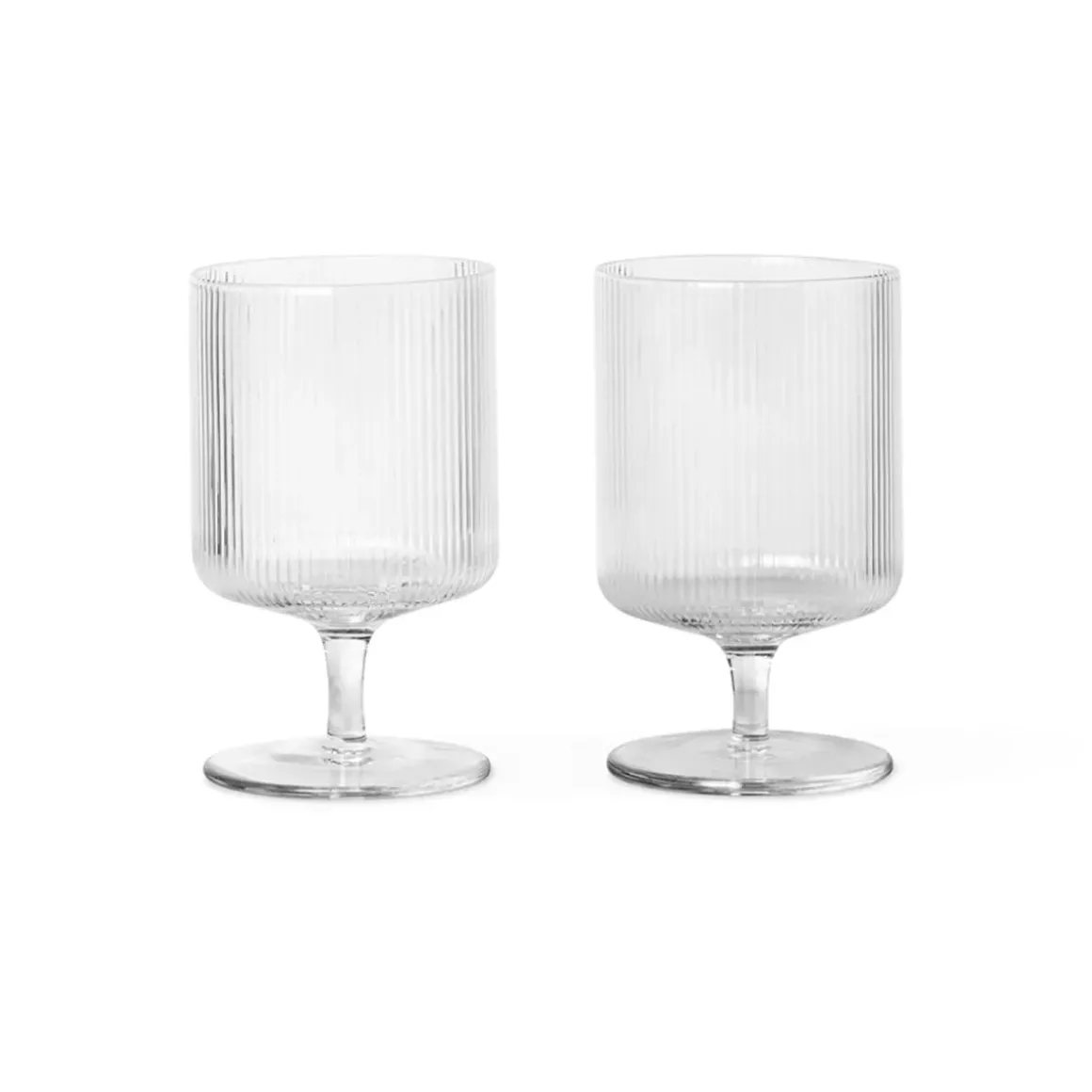 Set de 2 verres à vin Ripple