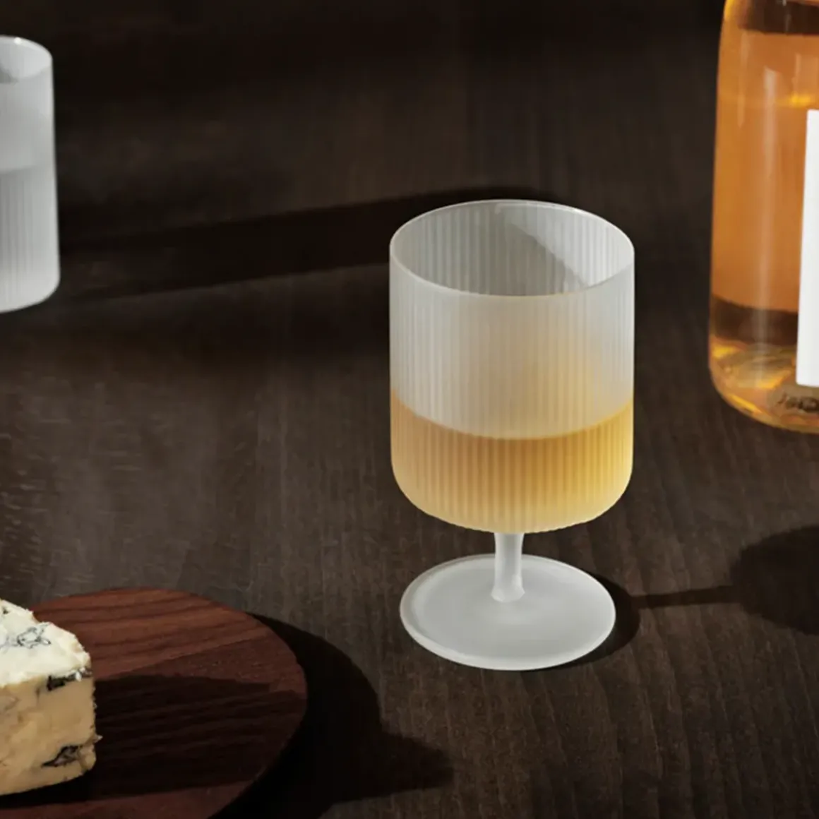 Set de 2 verres à vin Ripple - Frosted
