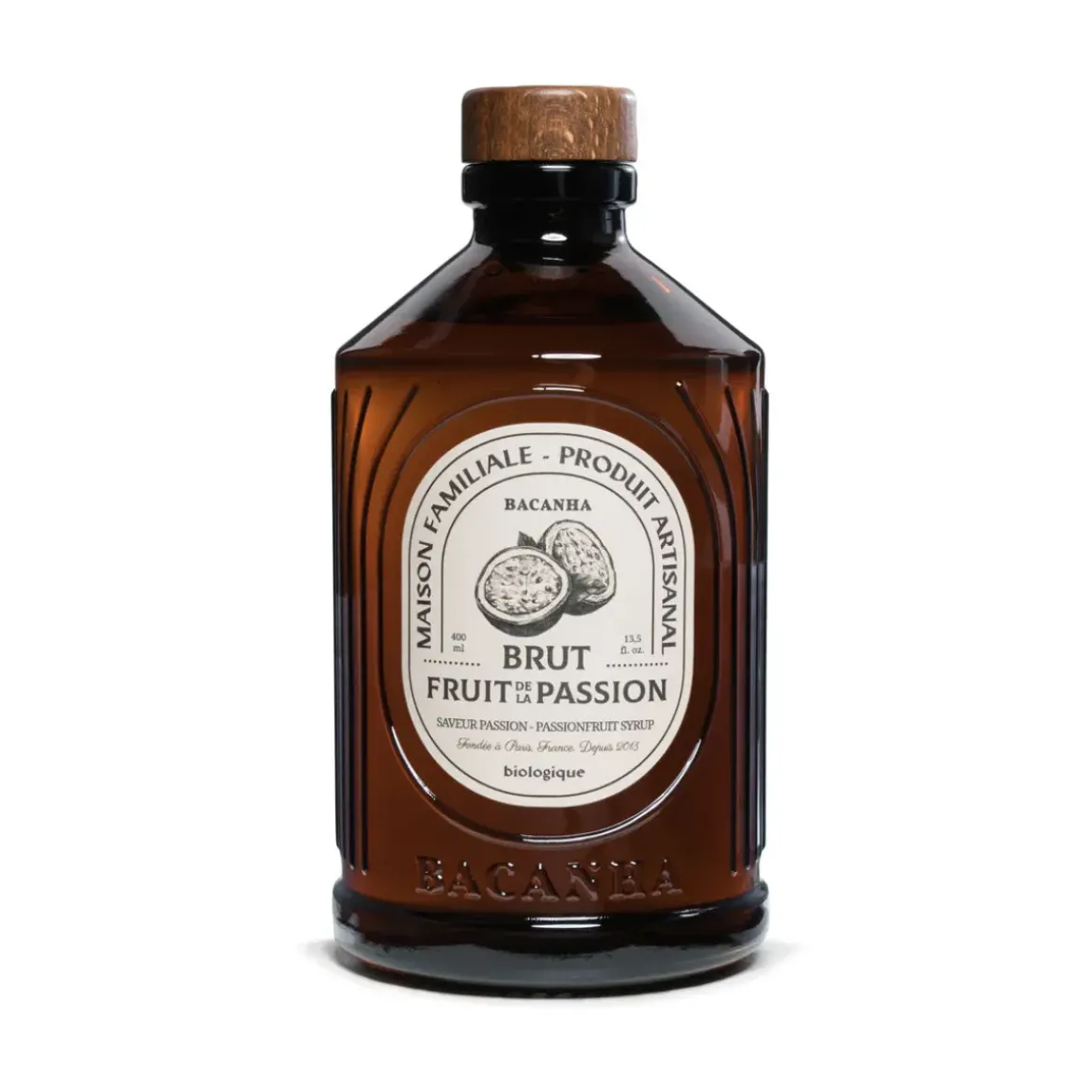 Sirop Brut de Fruit de la passion Bio - 400 ml