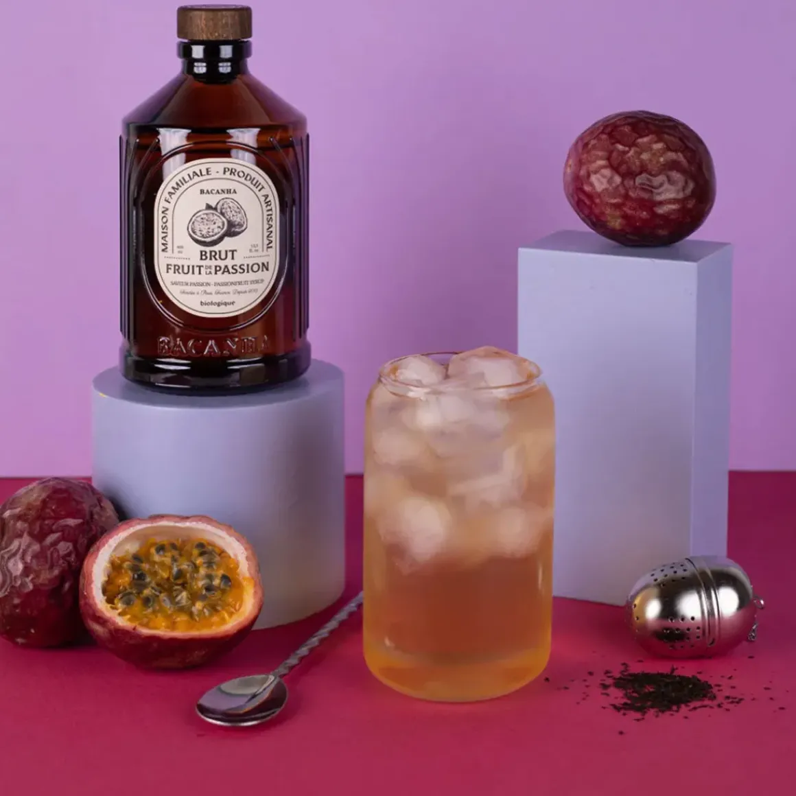 Sirop Brut de Fruit de la passion Bio - 400 ml