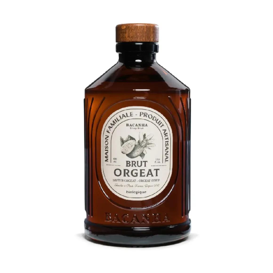 Sirop brut d'Orgeat Bio - 400 ml
