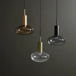 Suspension Gambi Ip20 Laiton en Acier - ø 25 cm