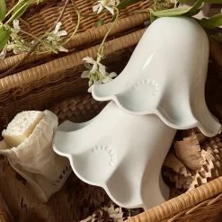 Suspension Lili en porcelaine émaillée - Ø 13 cm