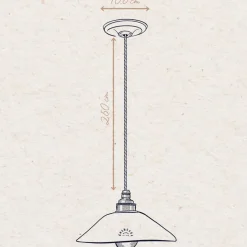 Suspension Lisette - Vert de Gris