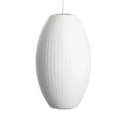 Suspension Nelson Cigar Bubble - M 53 x ? 33 cm - Off White