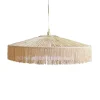 Suspension Parasol Franges - Ø 70 cm - Naturel