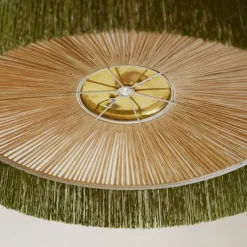 Suspension Parasol Franges - Ø 100 cm - Vert