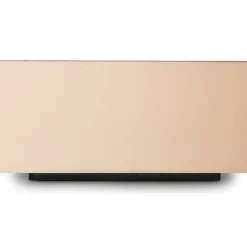 Table basse Bloc Miroir - 60 x 60 x 32 cm - Nude