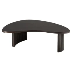 Table basse Boomerang en acajou L 125 x l 75 - Marron