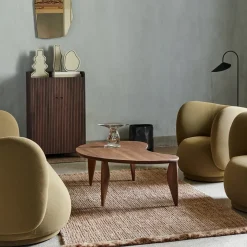 Table basse Feve - Noyer