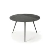 Table basse Luna en mineaux - noir - Ø 65 x h 41 cm