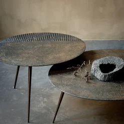 Table basse Luna - Lava - Whisky - Ø 50 x h 45 cm