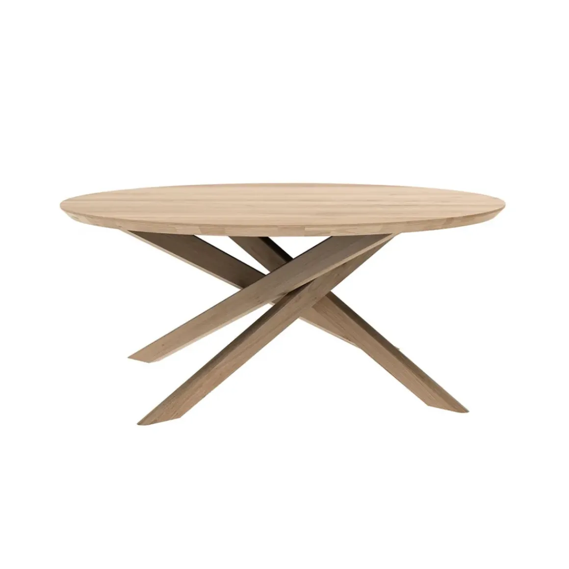 Table basse Mikado Chêne Ronde