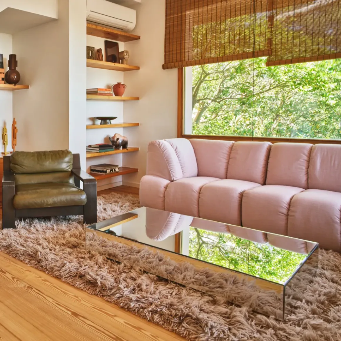 Table basse Mirror Block - Transparente
