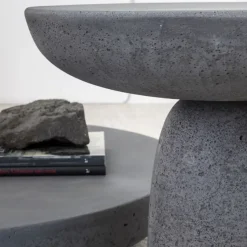 Table basse Olo - Ø 70 x h 33 cm - Anthracite