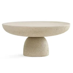 Table basse Olo - Ø 70 x h 33 cm - Ivoire