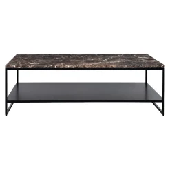 Table basse stone en marbre - Marron