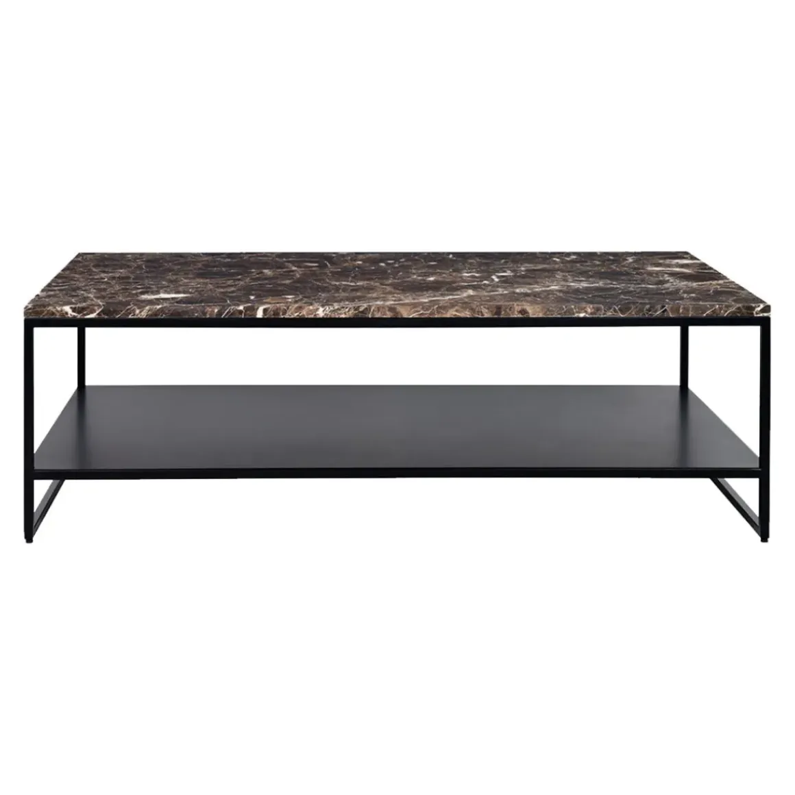 Table basse stone en marbre - Marron