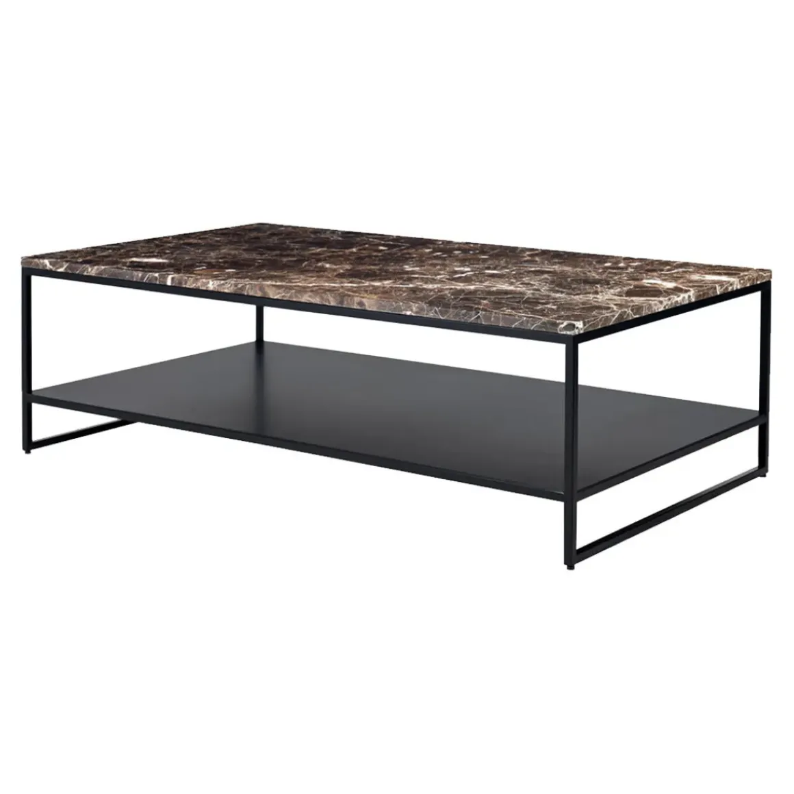 Table basse stone en marbre - Marron