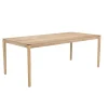 Table Bok en chêne - L 220 cm