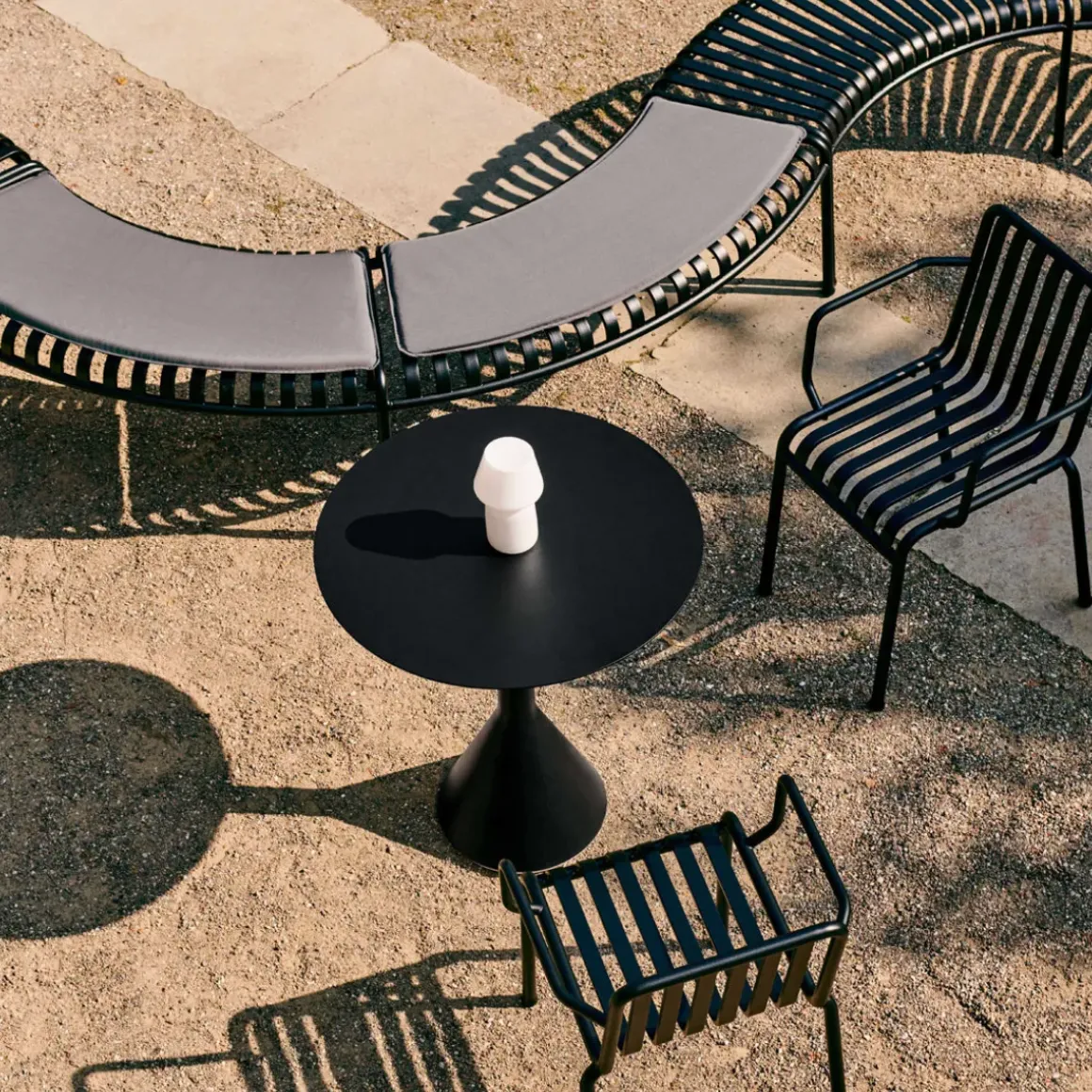 Table Cone Palissade - Ø 90 x h 74 cm - Anthracite