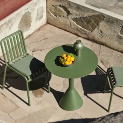 Table Cone Palissade - Ø 90 x h 74 cm - Olive