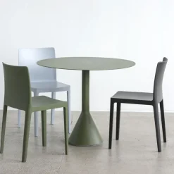 Table Cone Palissade - Ø 90 x h 74 cm - Olive