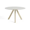 Table CPH20 Ronde Chêne huilé mat u0026 Linoleum - Crème