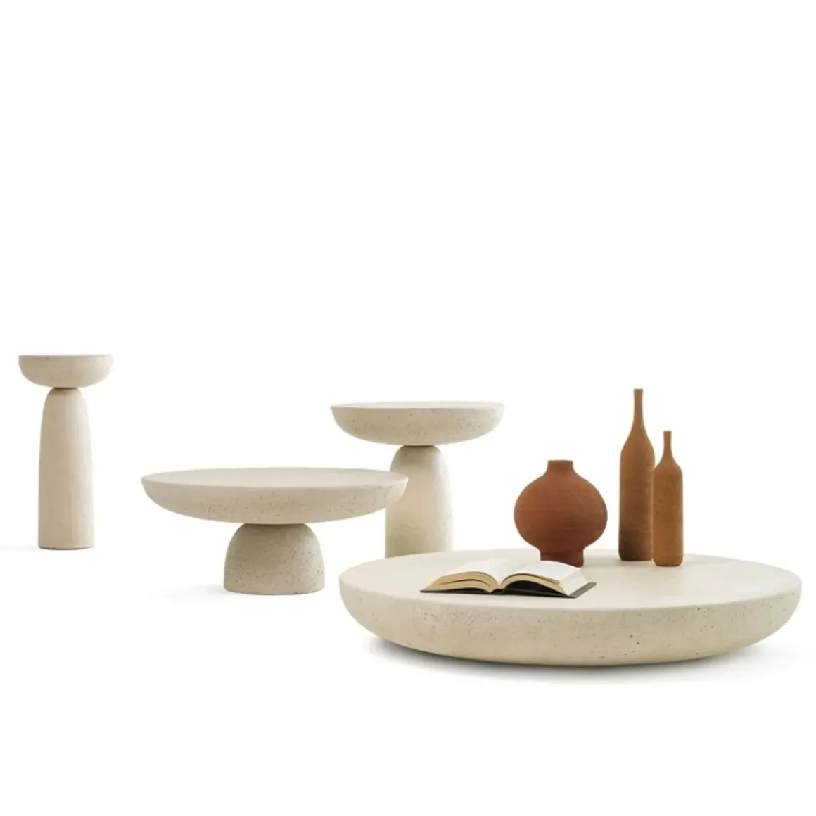 Table d'appoint Olo - Ø 50 x h 47 cm - Anthracite