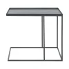 Table d'appoint Square en métal - Noir