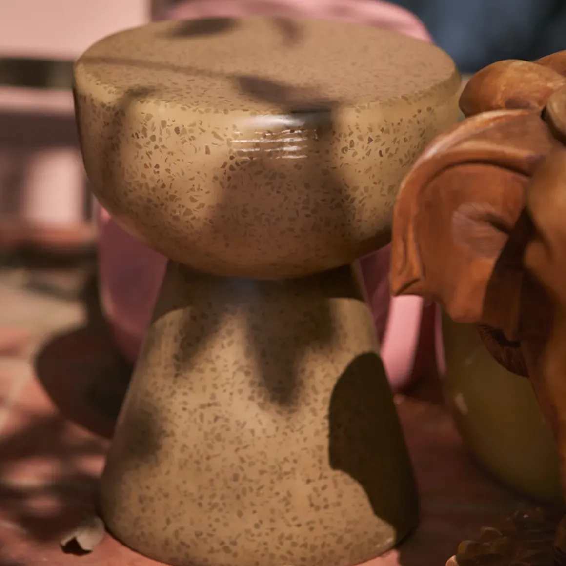 Table d'appoint Terrazzo Pebble