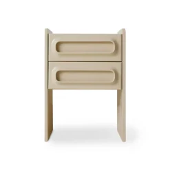 Table de Nuit Space - 45 x 375 x 63 cm - Crème