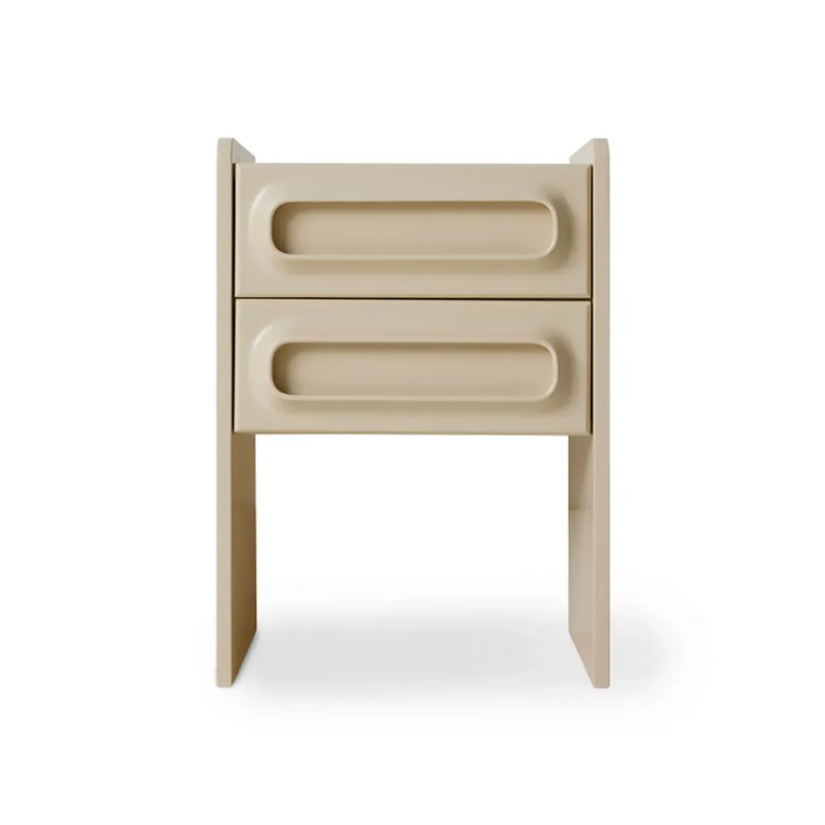Table de Nuit Space - 45 x 375 x 63 cm - Crème
