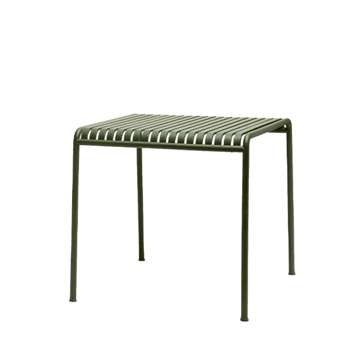 Table Palissade - l 82,5 x p 90 x h 75 cm - Olive