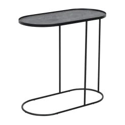 Table à plateau Oblong en métal et bois - L 69 cm