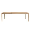 Table à rallonge Bok en chêne - L 160/240 cm
